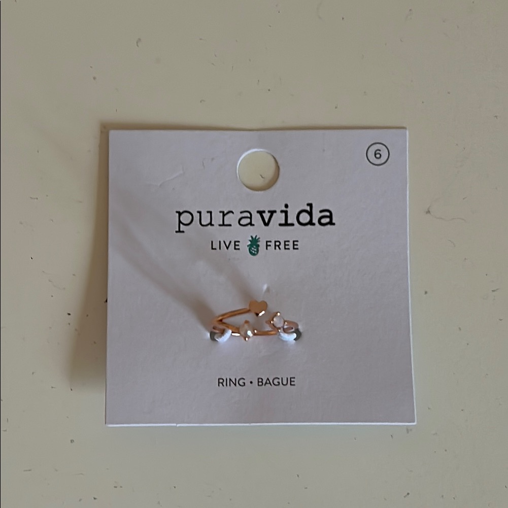 Pura Vida Rose Gold Ring 10$